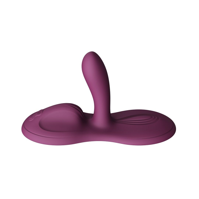 Sit-on-top смарт-вібратор Zalo – Flora Smart Vibrating Pad Velvet Purple, 9 моторів