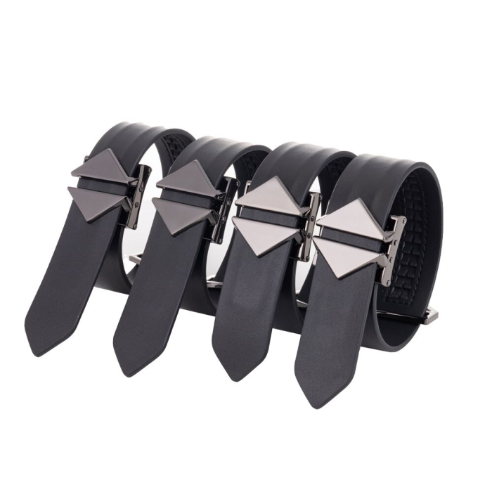 БДСМ-набір LOCKINK Bondage & Restraint Set, чорний, натуральна шкіра, фіксатори, маска, кляп