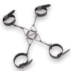 БДСМ-набір LOCKINK Bondage & Restraint Set, чорний, натуральна шкіра, фіксатори, маска, кляп