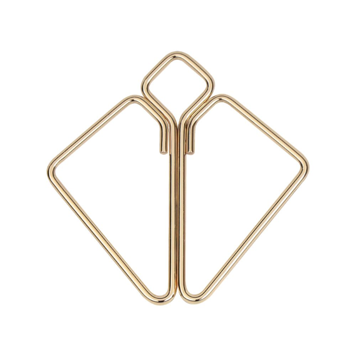 SX0844 Затискачі для сосків з важкою підвіскою LOCKINK Nipple Clamps with Heavy Pendant, золотисті