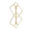 SX0844 Затискачі для сосків з важкою підвіскою LOCKINK Nipple Clamps with Heavy Pendant, золотисті