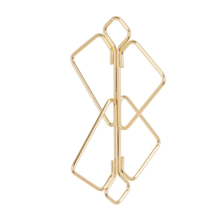 SX0844 Затискачі для сосків з важкою підвіскою LOCKINK Nipple Clamps with Heavy Pendant, золотисті