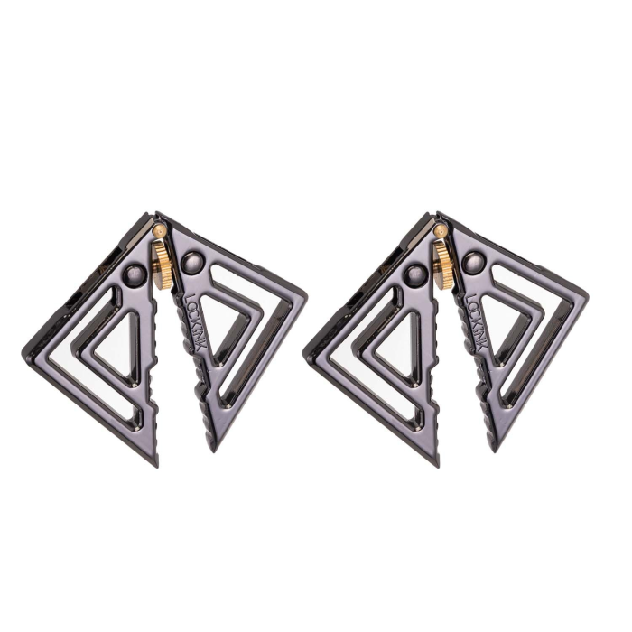 Затискачі для сосків з легкою підвіскою LOCKINK Adjustable Nipple Clamps with Light Pendant, сріблясті
