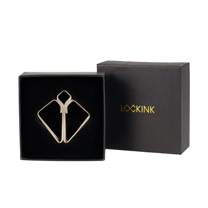 Затискачі для сосків LOCKINK Minimalism Nipple Clamps, золотисті