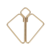 Затискачі для сосків LOCKINK Minimalism Nipple Clamps, золотисті