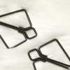 Затискачі для сосків LOCKINK Minimalism Nipple Clamps, сріблясті