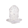 Клітка для пеніса LOCKINK SEVANDA Plastic Penis Chastity Cage, прозора, 3 кільця різних розмірів