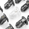 Клітка для пеніса LOCKINK SEVANDA Naja-Cobra Chastity Cage, чорна, 3 кільця різних розмірів