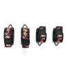 БДСМ-набір LOCKINK The Flowering Serpent Bondage Set, чорний, з малюнком у вигляді змій, 7 предметів