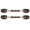 БДСМ-набір LOCKINK The Flowering Serpent Bondage Set, чорний, з малюнком у вигляді змій, 12 предметів