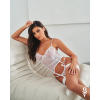 Корсет Obsessive Alissium corset & thong M/L (м'ята упаковка!!!)