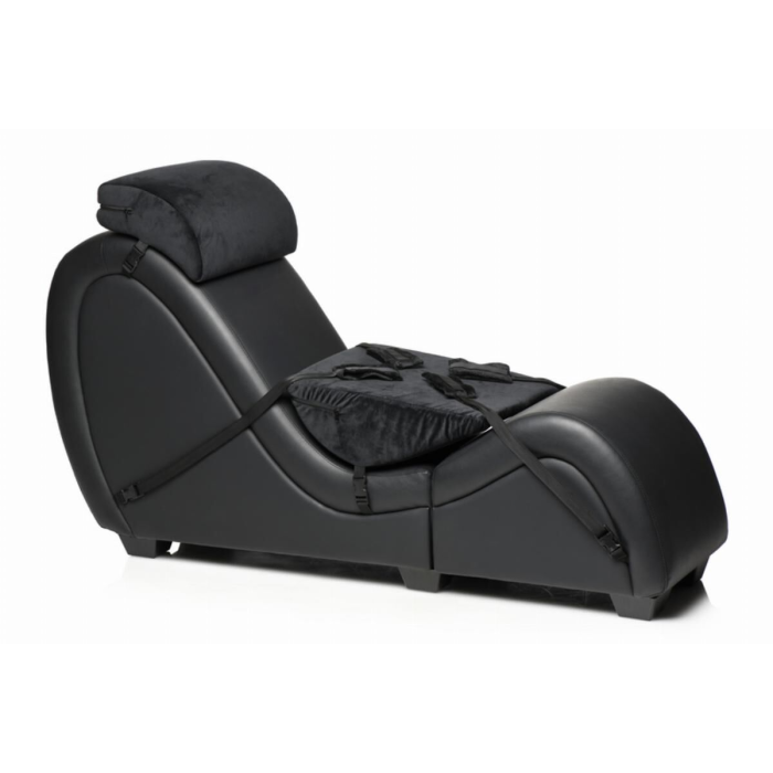 Секс-крісло з подушками Master Series Kinky Sex Lounge with Cushions - Black