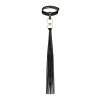 Нашийник с флогером Rosy Gold - Collar with Flogger - Black