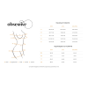 Бебі-дол Obsessive 838-BAB-3 babydoll & thong, L/XL, червоний, мереживний ліф, стрінги в комплекті