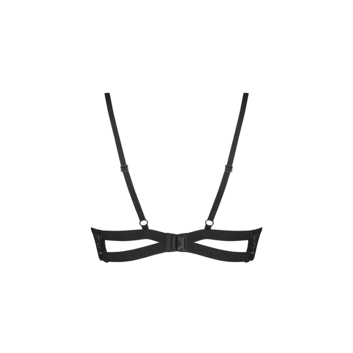 Бюстгальтер Obsessive Nutris bra, XL/2XL, мереживо, м’які чашки, кісточки під грудьми