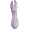 Кліторальний вібратор Satisfyer Threesome 2 Violet, 3 гнучкі пальчики, 3 мотори