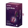 Смарт-вагінальні кульки з вібрацією Satisfyer Love Birds Vary Connect App, змінювана маса, пульт ДК