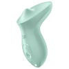 Вібратор для клітора з перлинною стимуляцією Satisfyer Exciterrr Mint, 2 незалежні мотори