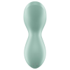 Вібратор для клітора з перлинною стимуляцією Satisfyer Exciterrr Mint, 2 незалежні мотори