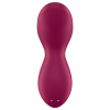 Вібратор для клітора з перлинною стимуляцією Satisfyer Exciterrr Berry, 2 незалежні мотори