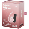 Смарт-віброяйце Satisfyer Ribbed Petal Connect App Rose, керування зі смартфона, пульт ДК