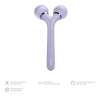Електронний ультразвуковий ролик для обличчя та тіла GESKE Sonic Facial&Body Roller 4в1 violet