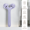 Електронний ультразвуковий ролик для обличчя та тіла GESKE Sonic Facial&Body Roller 4в1 violet