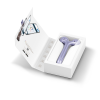 Електронний ультразвуковий ролик для обличчя та тіла GESKE Sonic Facial&Body Roller 4в1 violet