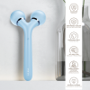 Електронний ультразвуковий ролик для обличчя та тіла GESKE Sonic Facial&Body Roller 4в1 aquamarine