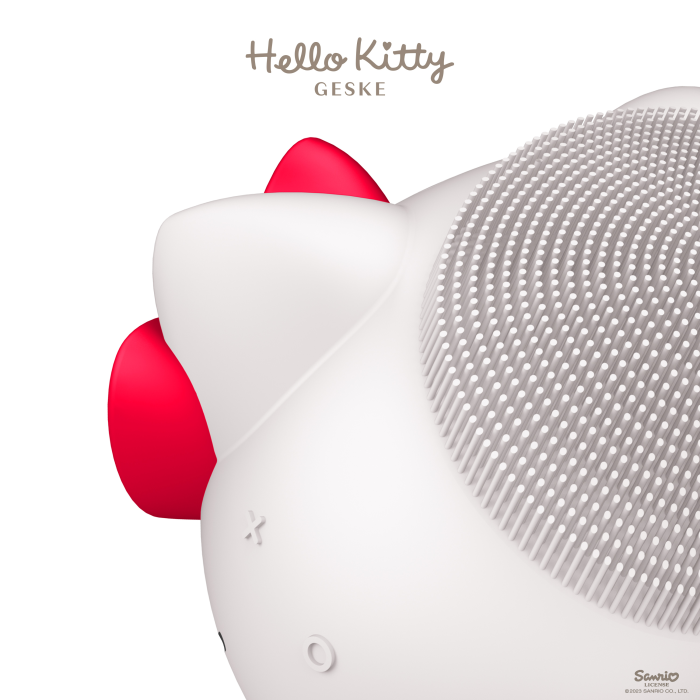 Ультразвукова щітка для обличчя GESKE Sonic Facial Brush 4в1 by Hello Kitty