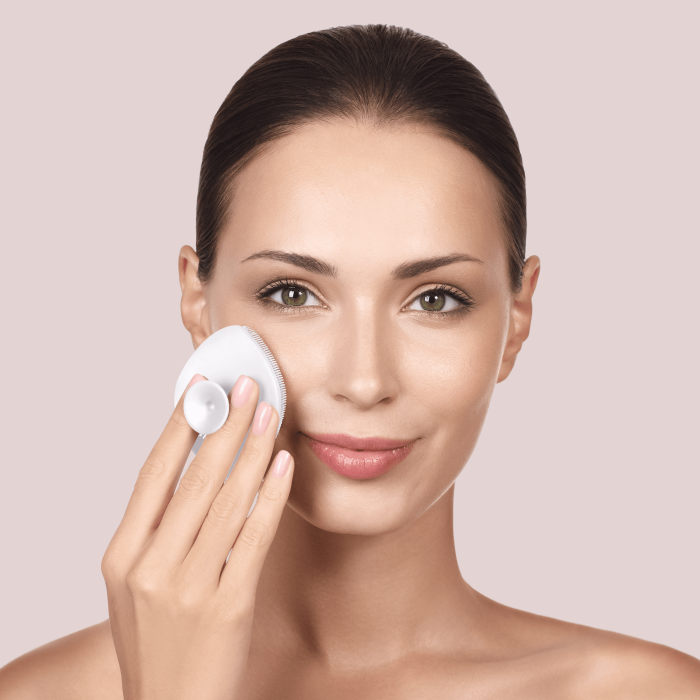 Щітка для обличчя GESKE Facial Brush 4в1 з тримачем starlight