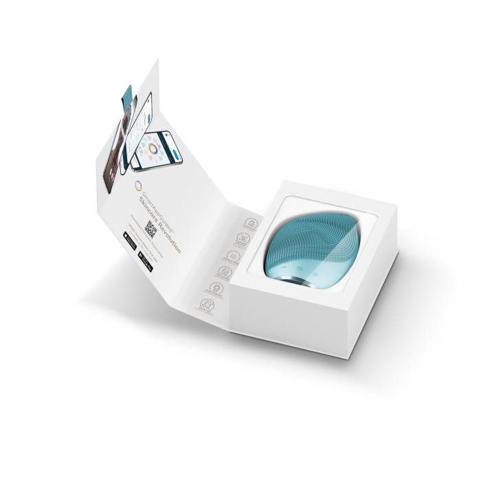 Електронна ультразвукова щітка для обличчя GESKE Sonic Facial Brush 5в1 turtoise