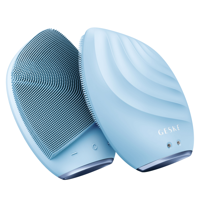 Електронна ультразвукова щітка для обличчя GESKE Sonic Facial Brush 5в1 aquamarine