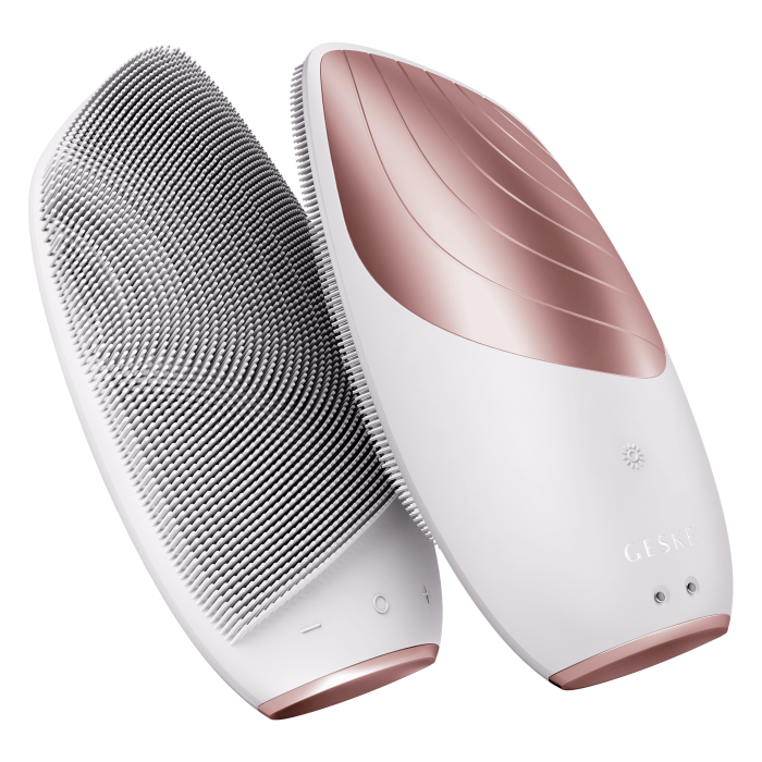Електронна звукова термо щітка для обличчя GESKE Sonic Thermo Facial Brush 6в1 starlight