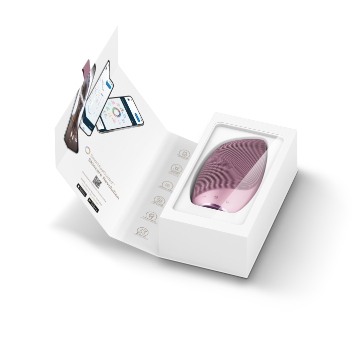 Електронна звукова термо щітка для обличчя GESKE Sonic Thermo Facial Brush 6в1 pink