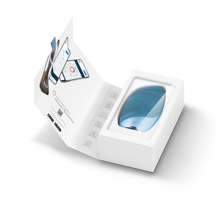 Електронна звукова термо щітка для обличчя GESKE Sonic Thermo Facial Brush 6в1 aquamarine