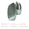 Електронна звукова термо щітка для обличчя GESKE Sonic Thermo Facial Brush 6в1 green
