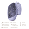 Очищувальна щітка для обличчя GESKE Sonic Thermo Facial Brush&Face-Lifter 8в1 purple