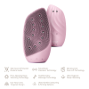 Очищувальна щітка для обличчя GESKE Sonic Thermo Facial Brush&Face-Lifter 8в1 pink