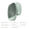 Очищувальна щітка для обличчя GESKE Sonic Thermo Facial Brush&Face-Lifter 8в1 green