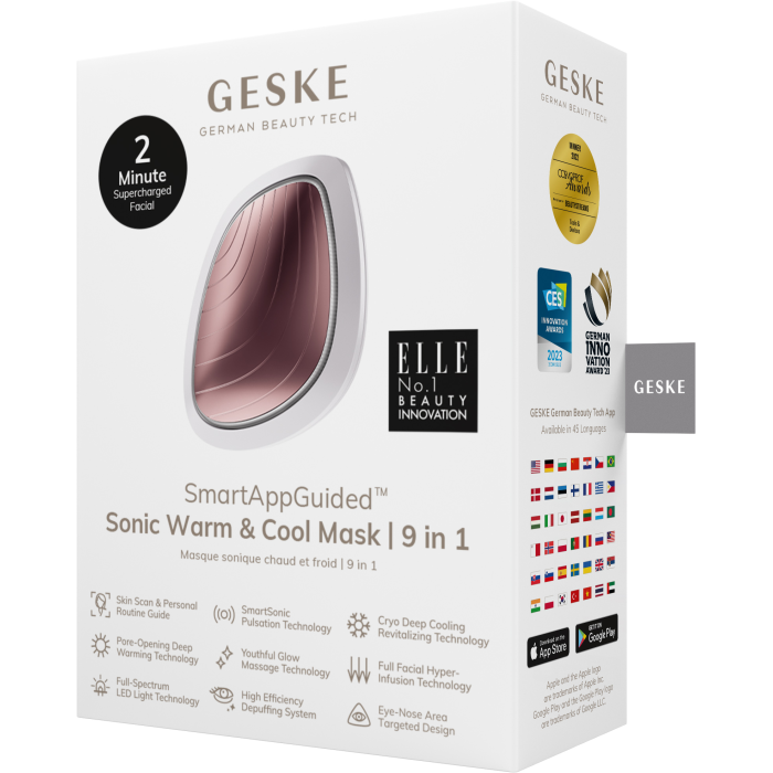 Ультразвукова маска тепло та холод GESKE Sonic Warm&Cool Mask 9в1 starlight