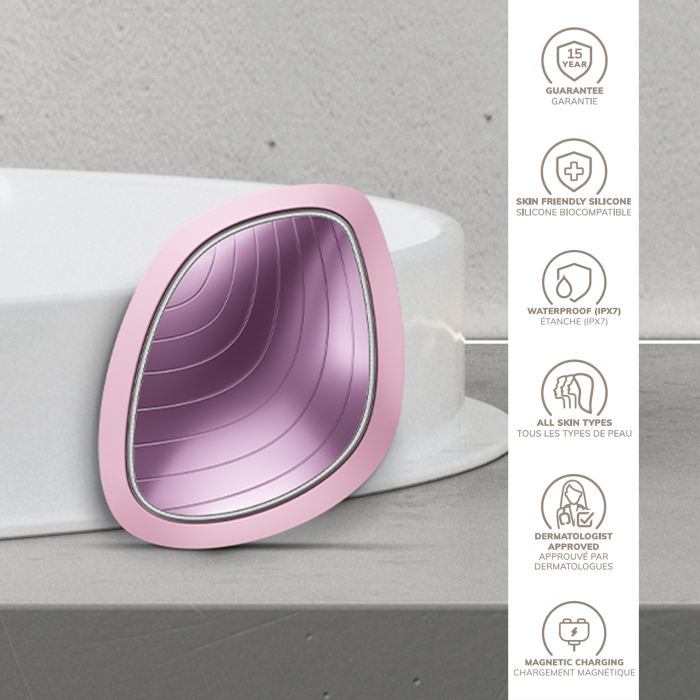 Ультразвукова маска тепло та холод GESKE Sonic Warm&Cool Mask 9в1 pink