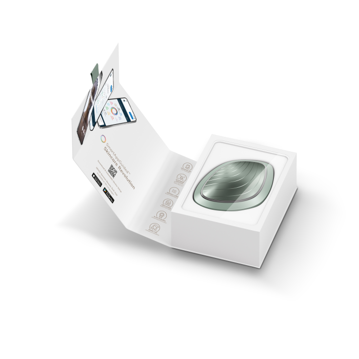 Ультразвукова маска тепло та холод GESKE Sonic Warm&Cool Mask 9в1 green