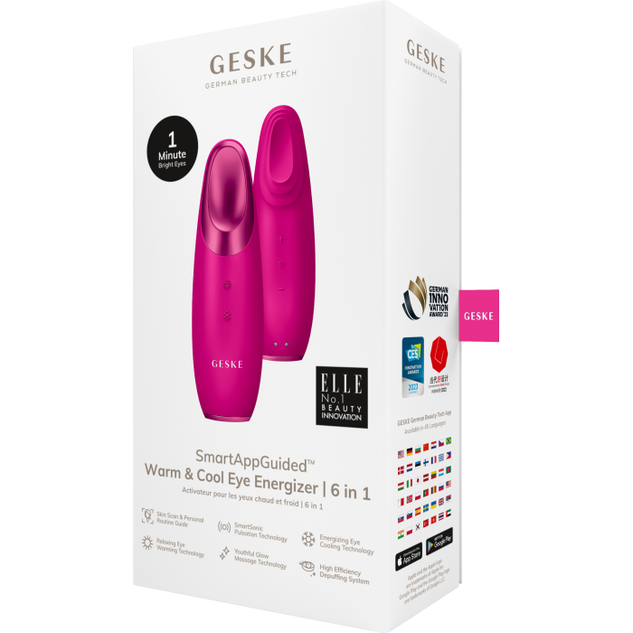 Енерджайзер для очей GESKE Warm&Cool Eye Energizer 6в1 magenta