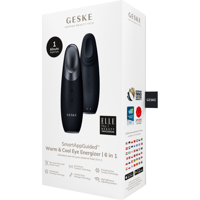 Енерджайзер для очей GESKE Warm&Cool Eye Energizer 6в1 black