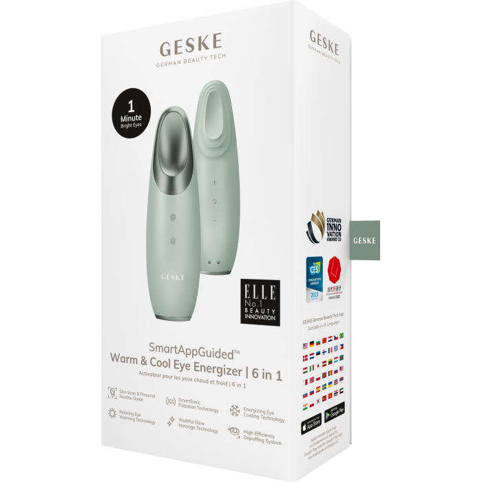 Енерджайзер для очей GESKE Warm&Cool Eye Energizer 6в1 green