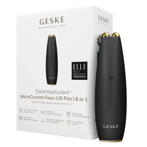 Мікрострумова ручка для підтяжки обличчя GESKE MicroCurrent Face-Lift Pen 6в1 gray
