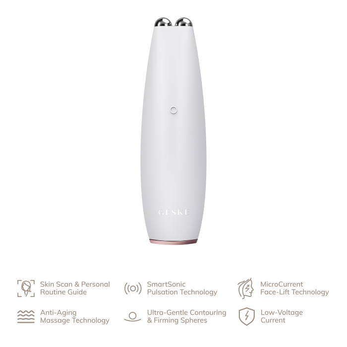 Мікрострумова ручка для підтяжки обличчя GESKE MicroCurrent Face-Lift Pen 6в1 starlight