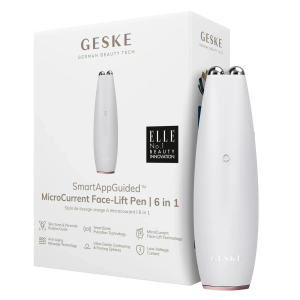 Мікрострумова ручка для підтяжки обличчя GESKE MicroCurrent Face-Lift Pen 6в1 starlight