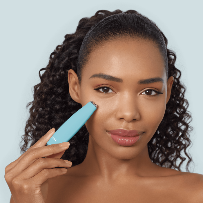 Мікрострумова ручка для підтяжки обличчя GESKE MicroCurrent Face-Lift Pen 6в1 turquoise